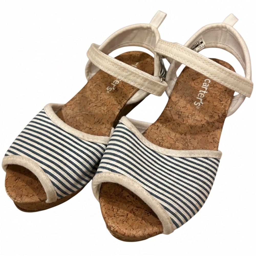 Carters Cork Wedge Sandal High Heel Girls 1 - Picture 1 of 8